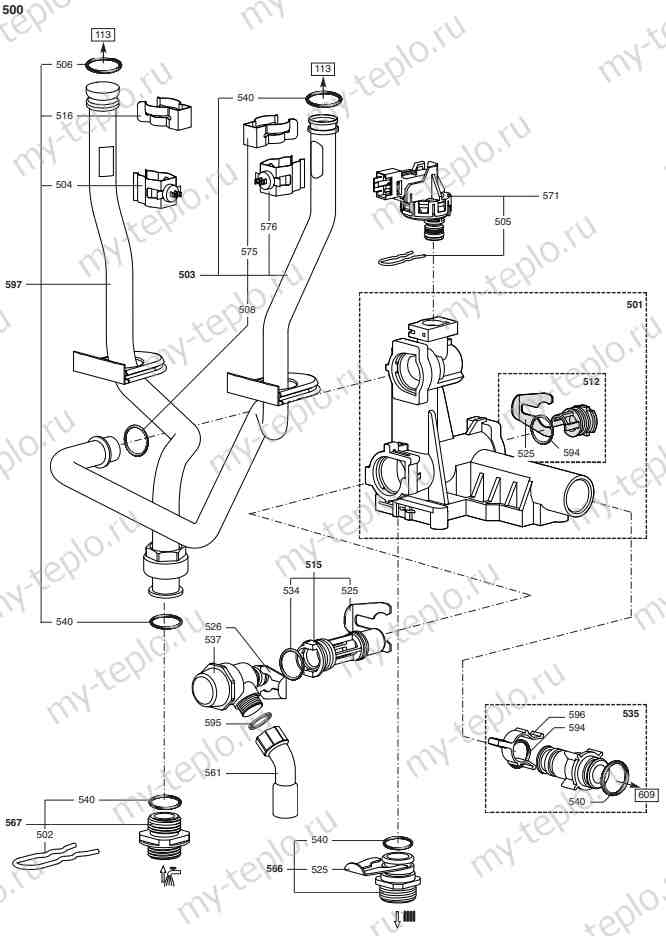 Запчасти Ariston AS 24 FF купить в Новосибирске