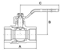 Купить Кран шаровый PF STRONG в Новосибирске