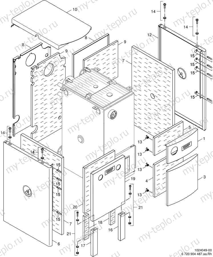 Запчасти Buderus Logano S111-12 купить в Новосибирске